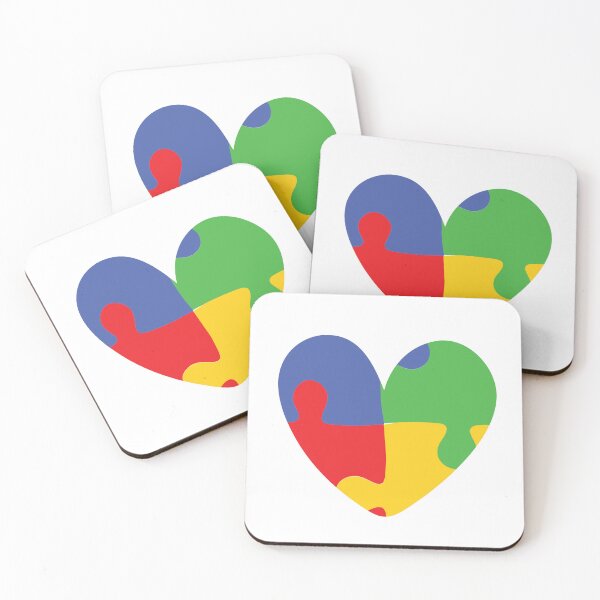 Item preview, Autism Heart, Love Autism designed and sold by BlueDiamond-19.