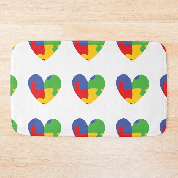 Item preview, Autism Heart, Love Autism designed and sold by BlueDiamond-19.