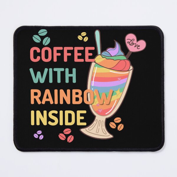 Item preview, Coffee With Rainbow Inside designed and sold by designerpriti.