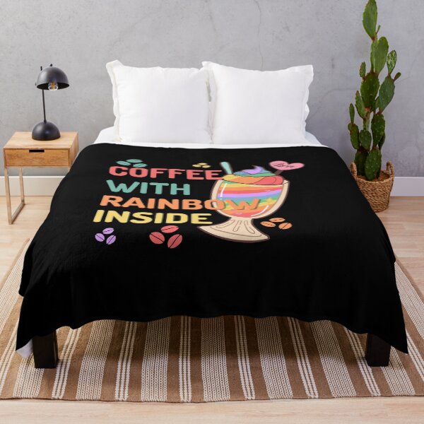 Item preview, Coffee With Rainbow Inside designed and sold by designerpriti.