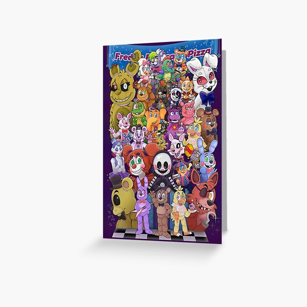 Fnaf Five Nights At Freddy's personalized Children's Birthday Party  Invitations