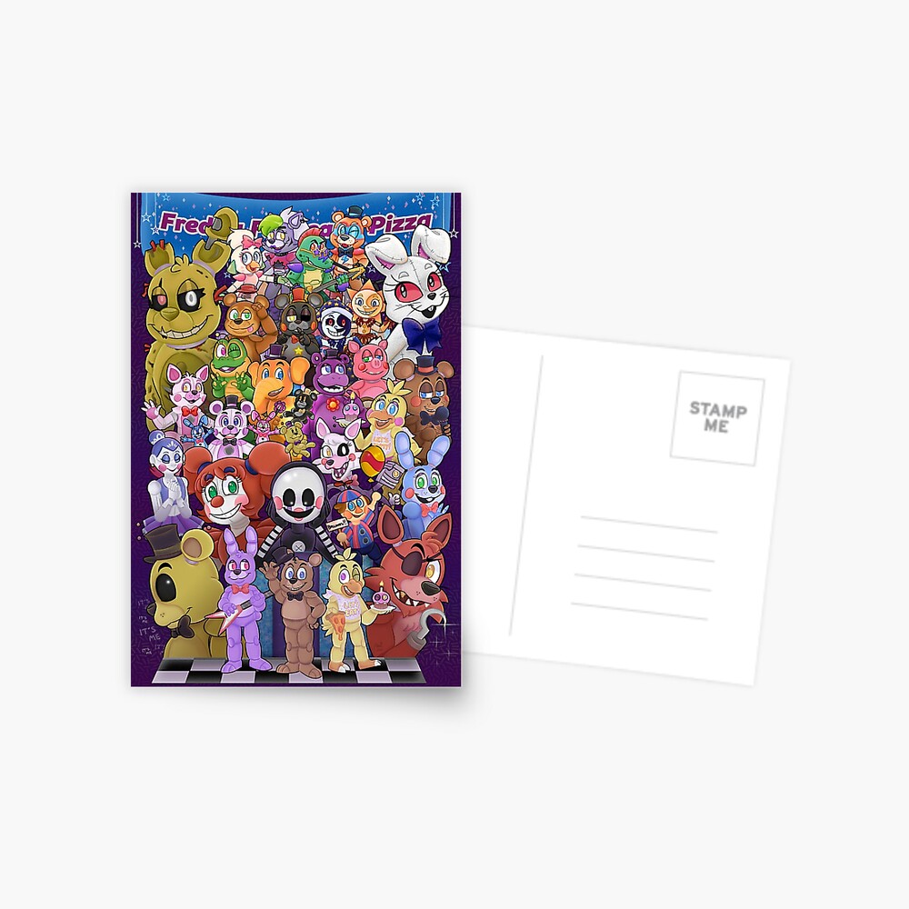 FNAF 1 Postcard for Sale by AngrySlowpoke