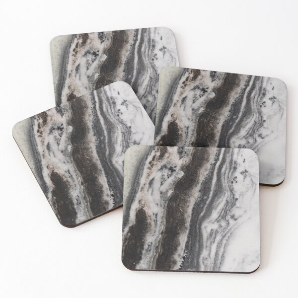 Item preview, White marble texture with brown and black veins designed and sold by aprajoos.