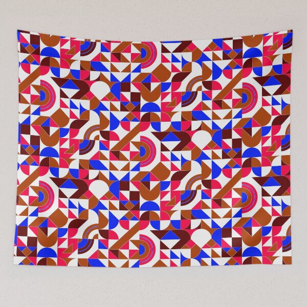 Item preview, geometric colorful patterns conceptual Art - Abstract Neo Geo graphic design designed and sold by Design Repo.