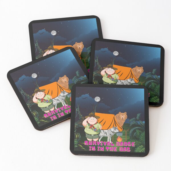 Item preview, Novelty Fun Scout Survival Badge Image designed and sold by NovawayDirect.