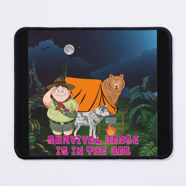 Item preview, Novelty Fun Scout Survival Badge Image designed and sold by NovawayDirect.
