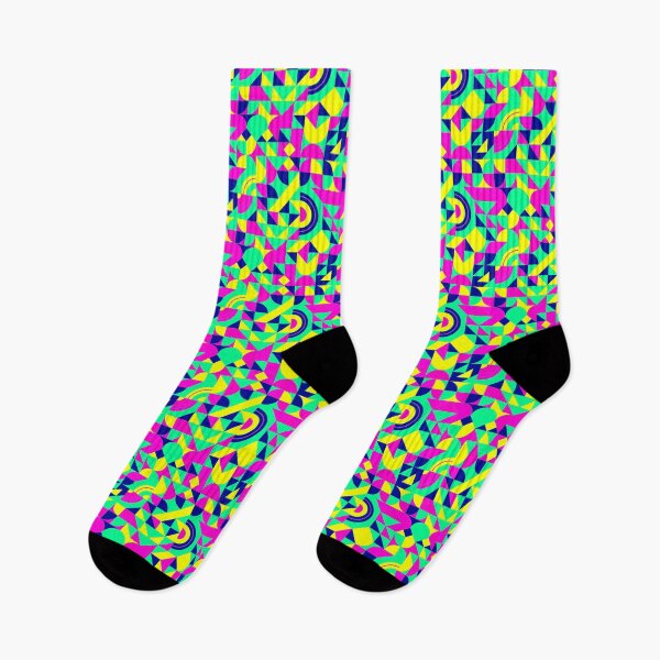 Item preview, geometric colorful patterns conceptual Art - Abstract Neo Geo graphic design designed and sold by Design Repo.