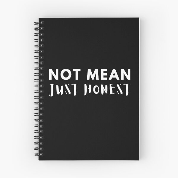 Item preview, Not Mean Just Honest funny graphic tee designed and sold by AllYourDesigns.