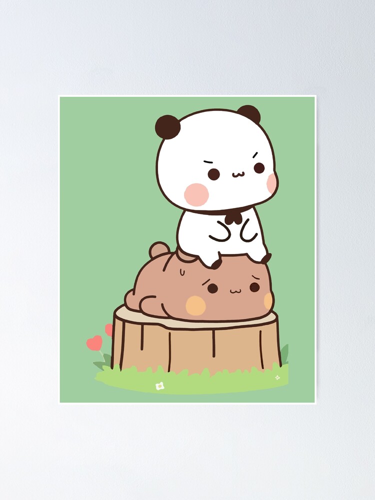 2-teilige Bubu-Dudu Kissenbezüge - Panda Bär Design 45x45cm Plüsch