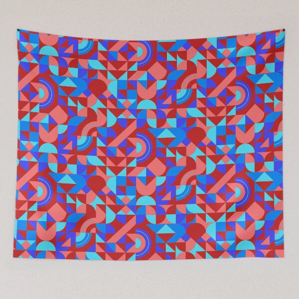 Item preview, geometric colorful patterns conceptual Art - Abstract Neo Geo graphic design designed and sold by Design Repo.