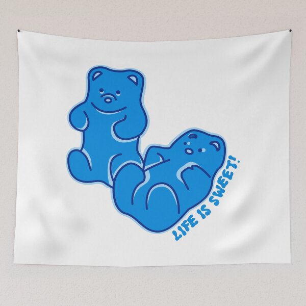 Item preview, life is sweet! gummy bears - blue designed and sold by Julia Santos.