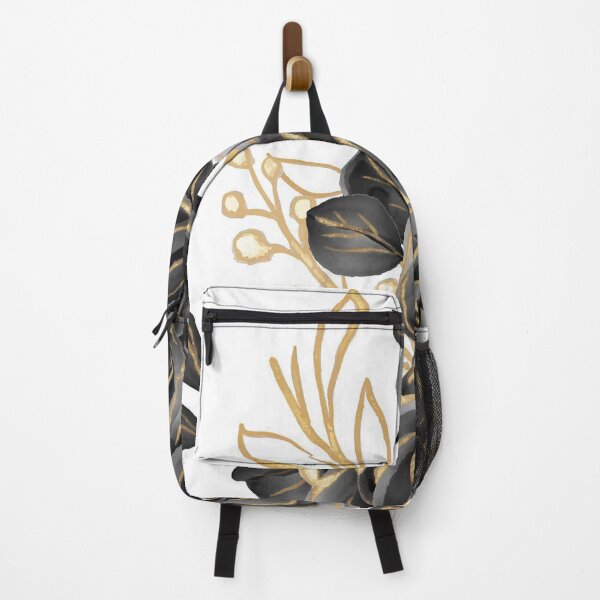 Item preview, Floral Rose Art Golden Black designed and sold by Tshirtstory.