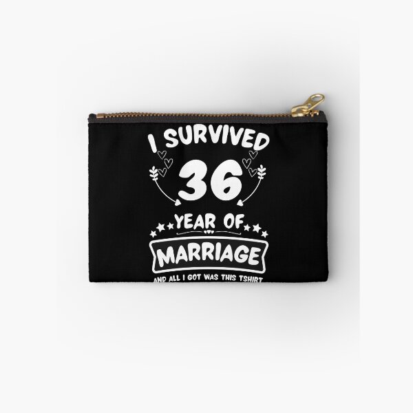 Item preview, Survived 36Years Marriage Happy 36th Anniversary Funny Couples designed and sold by JoshBulky.
