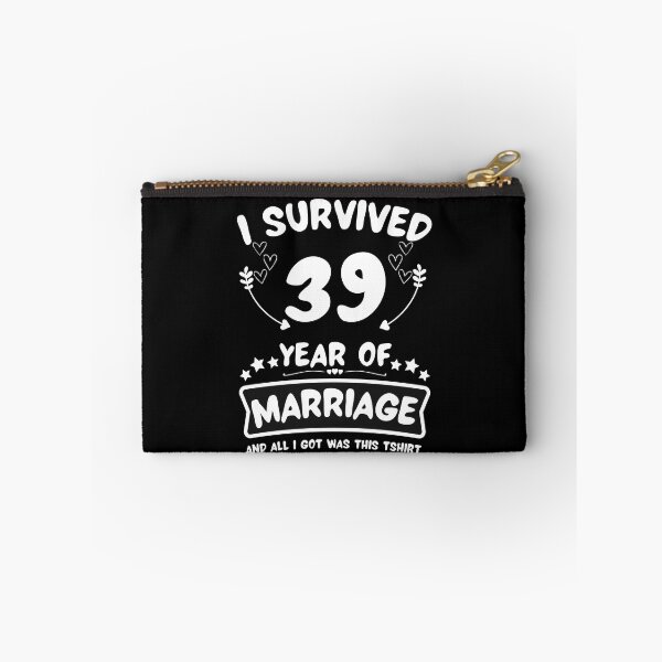 Item preview, Survived 39Years Marriage Happy 39th Anniversary Funny Couples designed and sold by JoshBulky.