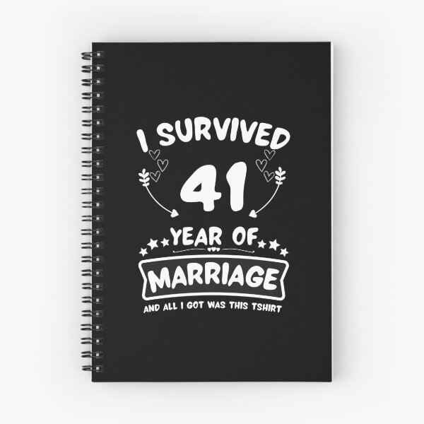 Item preview, Survived 41Years Marriage Happy 41th Anniversary Funny Couples designed and sold by JoshBulky.