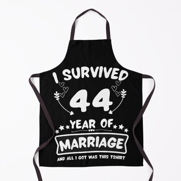 Item preview, Survived 44Years Marriage Happy 44th Anniversary Funny Couples designed and sold by JoshBulky.