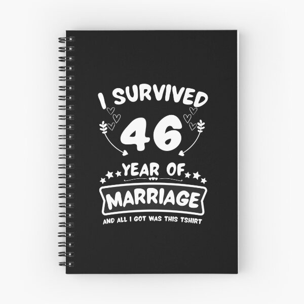 Item preview, Survived 46Years Marriage Happy 46th Anniversary Funny Couples designed and sold by JoshBulky.