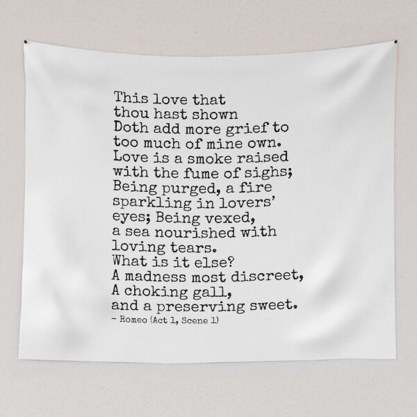 Item preview, Romeo and Juliet Quote designed and sold by The-Quote-House.