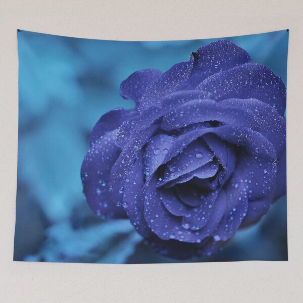 Item preview, DEW DRIP ON BLUE ROSE designed and sold by 92objects.