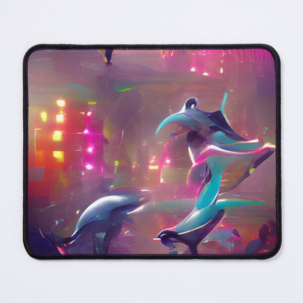 Item preview, Dancing Dolphins | Artificial Inteligence Generated Art designed and sold by AllAboutAI.