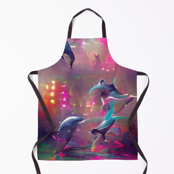 Item preview, Dancing Dolphins | Artificial Inteligence Generated Art designed and sold by AllAboutAI.