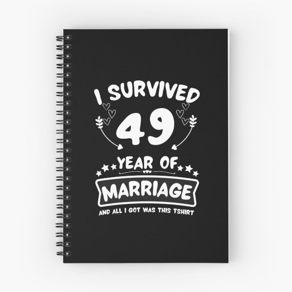 Item preview, Survived 49Years Marriage Happy 49th Anniversary Funny Couples designed and sold by JoshBulky.