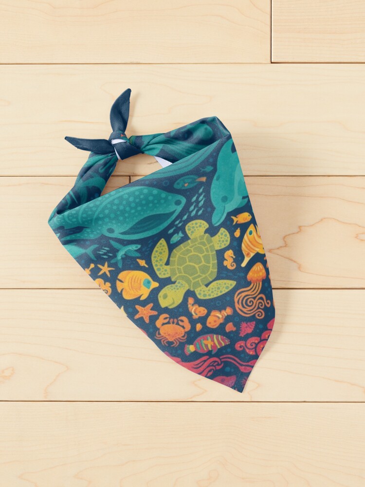 Alternate view of Aquatic Spectrum 2 Pet Bandana
