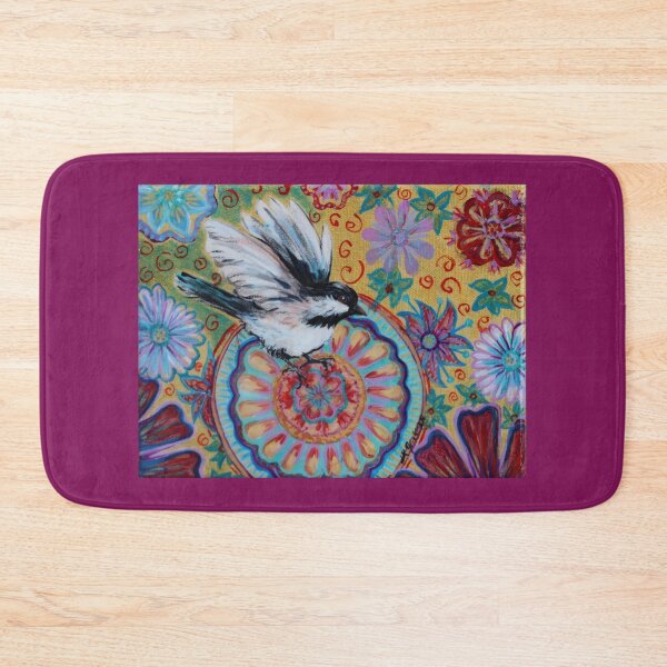 Item preview, Whimsy Chickadee Mandala designed and sold by Lisa Kimberly Glickman.