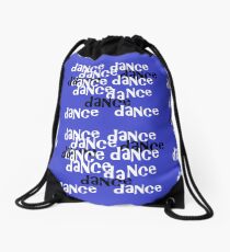 dance on purple Drawstring Bag