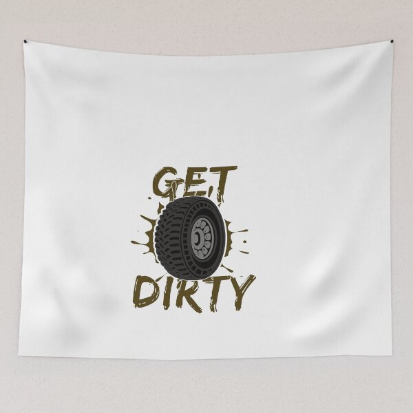 Item preview, Get Dirty Shirt,Mudding Shirt, Rock Crawling, Off Road Driving, Offroading Tee, 4WD Shirt, Truck 4 Wheeler T Shirt designed and sold by CatchUriDesigns.