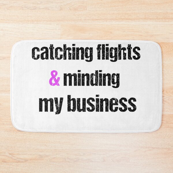 Item preview,  Womens catching flights and minding my business T-shirt for girls designed and sold by Luxe-Art.