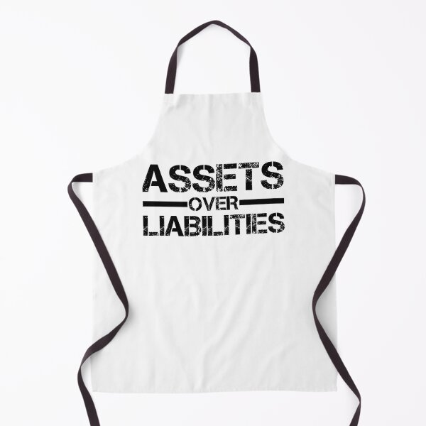 Item preview, Assets Over Liabilities Text in Black 2 designed and sold by BLMcreations.