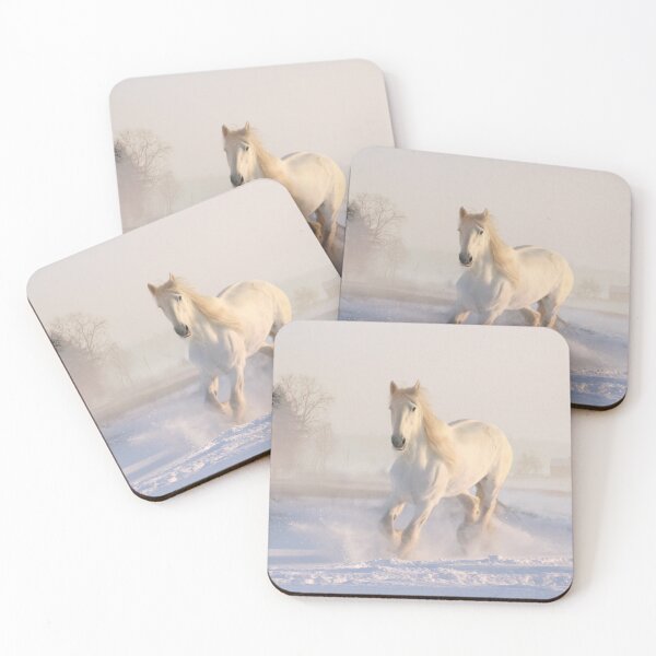 Item preview, BEAUTIFUL WHITE WILD HORSE designed and sold by 92objects.