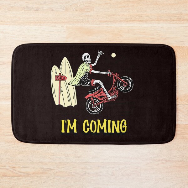 Item preview, I'm coming,skeleton on a motorbike designed and sold by ydsdesigns.