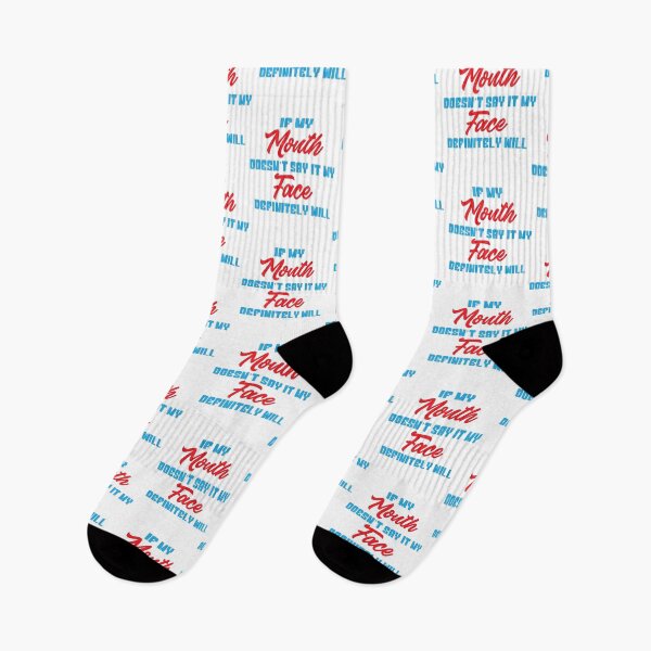Item preview, If my mouth doesnt say it my face definitely will designed and sold by TopBaseline.