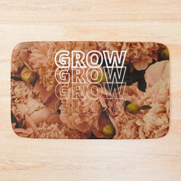 Item preview, GROW (above) - Dreamy Beige Flowers designed and sold by AliceSLee.
