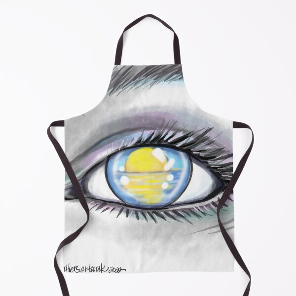 Item preview, Eye with Sunset Reflection designed and sold by heathersartwork.