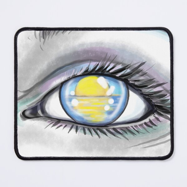 Item preview, Eye with Sunset Reflection designed and sold by heathersartwork.