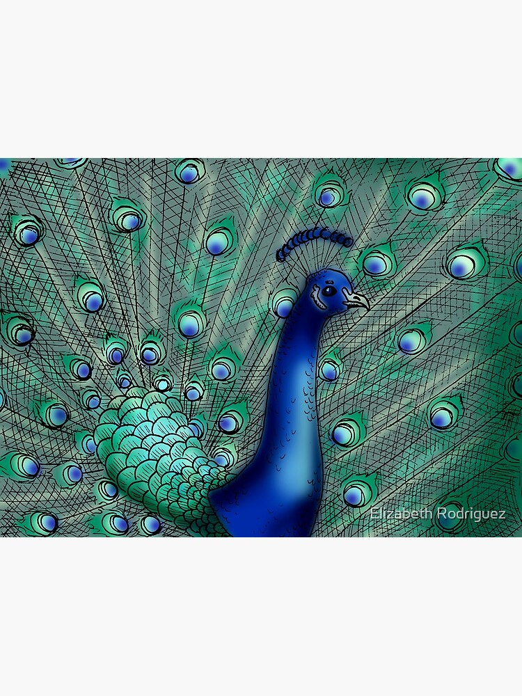 Discover Peacock Portrait Premium Matte Vertical Poster