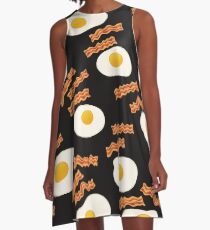 Eggs & Bacon A-Line Dress