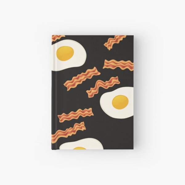 Bacon and Eggs for Breakfast Hardcover Journal