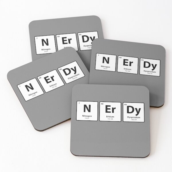 Item preview, Nerdy (Periodic Table Humour) designed and sold by WayneBrant.