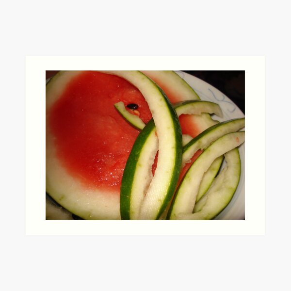 pink watermelon 2 Art Print