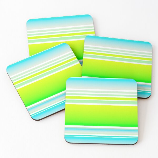 Item preview, Blue and lime green striped | baby blue color lime green stripes designed and sold by lausn.