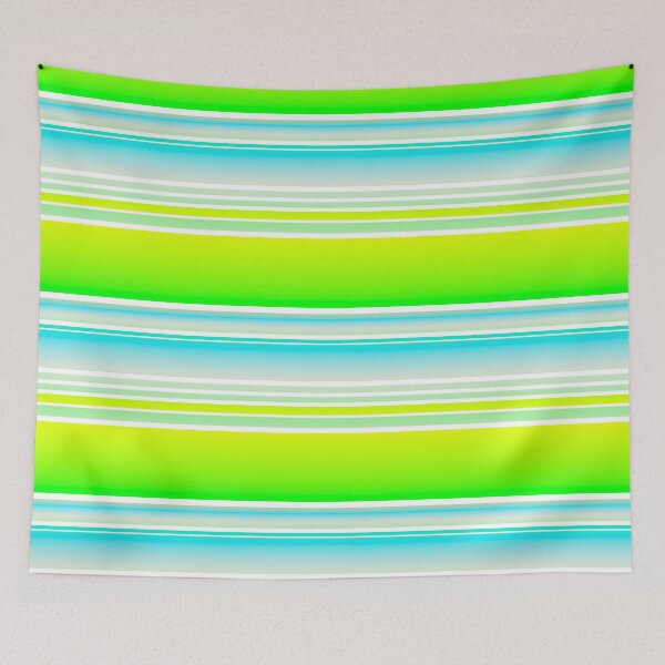 Item preview, Blue and lime green striped | baby blue color lime green stripes designed and sold by lausn.