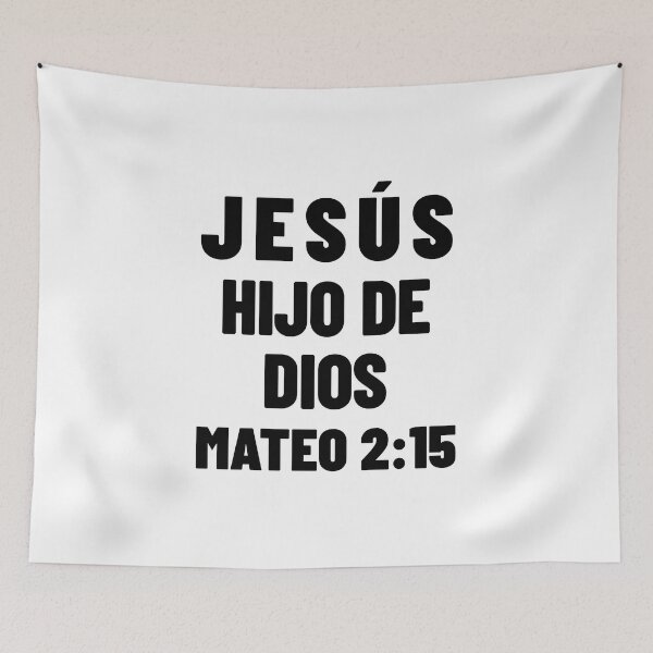 Item preview, Matthew 2:15 Jesus Son of God Spanish Bible Verse designed and sold by NombresDeJesus.