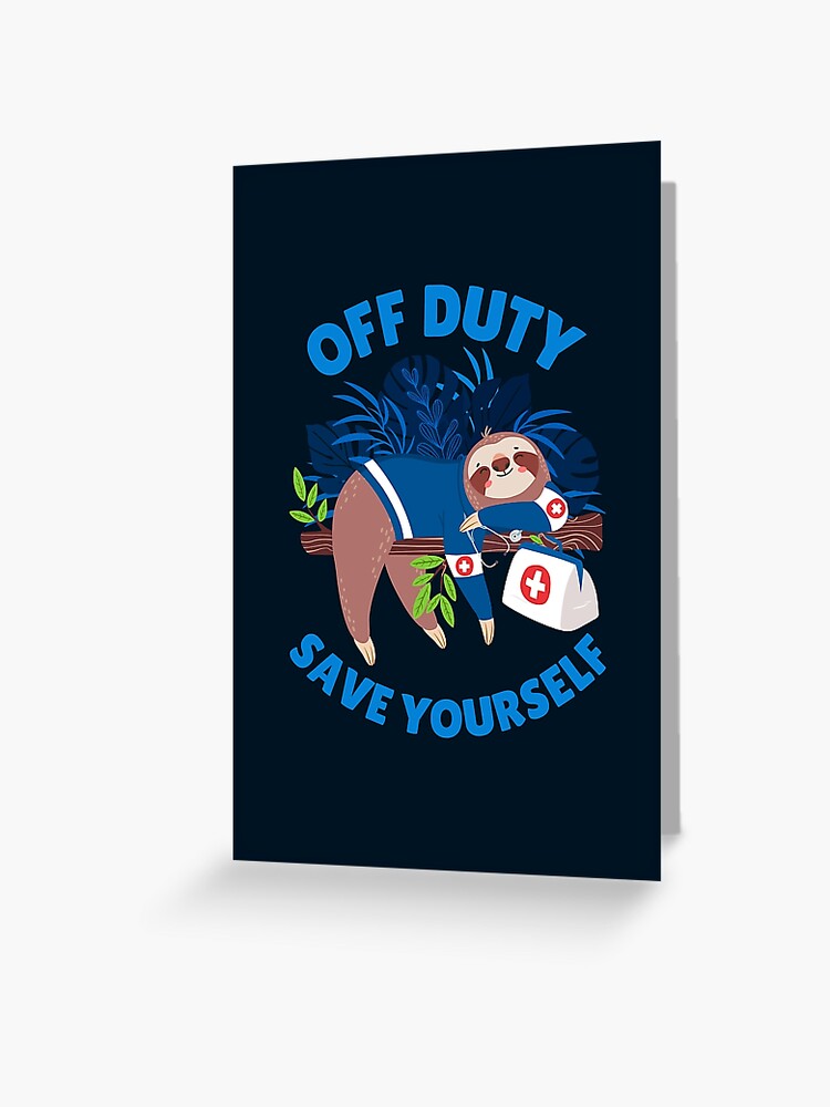 Off Duty Mom | Greeting Card Off Duty Mom | Greeting Card