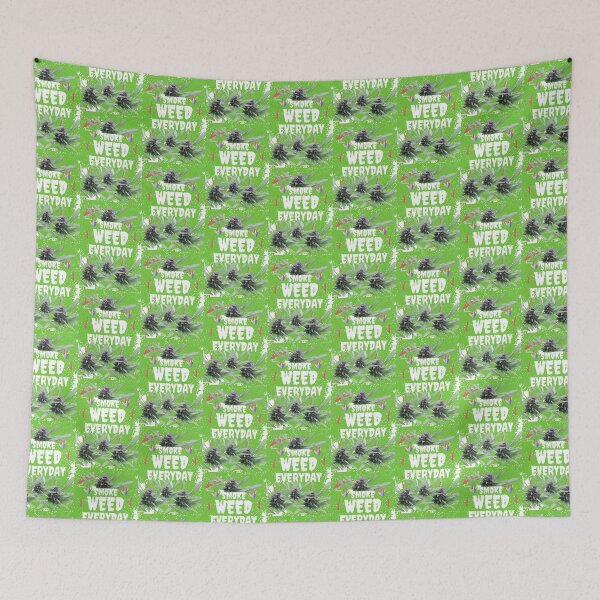 Item preview, Smoke Weed Every Day Marijuana Lovers Pot Leaf 420 Kush Funny designed and sold by BestDesignbySof.