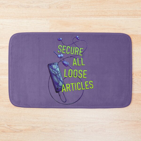 Item preview, Secure All Loose Articles - Purple and Green designed and sold by Cabled Creature.
