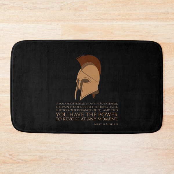 Item preview, Stoicism - If you are distressed by anything external, the pain is not due to the thing itself, but to your estimate of it; and this you have the power to revoke at any moment. - Marcus Aurelius Quote designed and sold by Styrman.